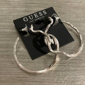 Snake hoop earrings